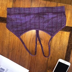 Lululemon flow y sports bra in purple print